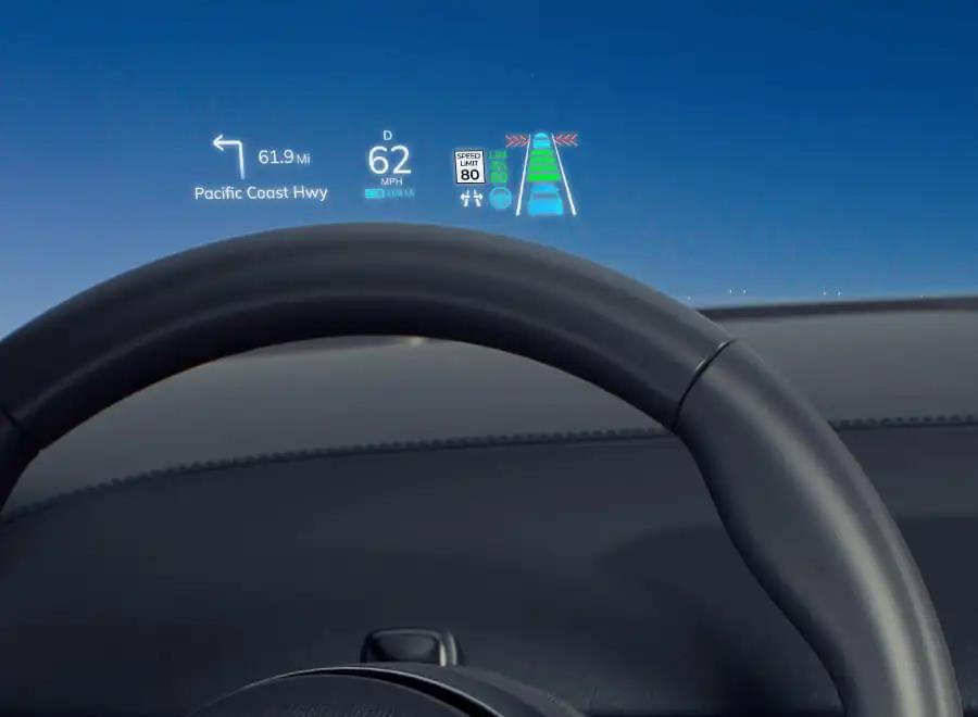 HUD tích hợp sẵn tại đại lý VinFast Vinh