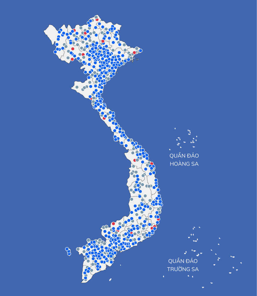 Hệ thống trạm sạc xe điện VinFast trải dài 63 tỉnh và thành phố